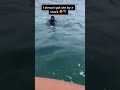 Chick Leaves Her Boyfriend In The Ocean For The Sharks #shorts