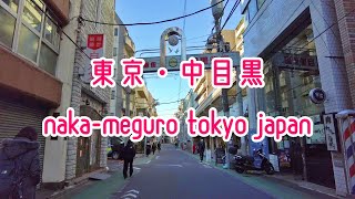 東京散歩 中目黒(目黒区)の街並み tokyo naka-meguro walk cityscape