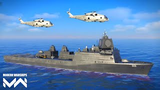 JS KATORI with Merlin HM2 helicopter Alpha Test : Modern Warships