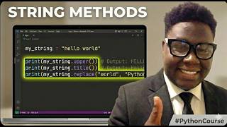 7 | String Methods | how to use .replace()