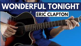 Wonderful Tonight by Eric Clapton (Easy Fingerstyle Guitar lesson)