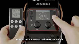 JINBEI EF 600PRO LED video light--Operation tutorial