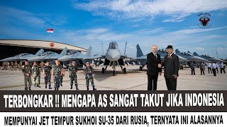 Simak Alasan, Mengapa AS Sangat Takut Jika Indonesia Mempunyai Jet Tempur Sukhoi Su-35 Rusia