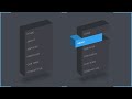 CSS Isometric Menu Hover Effects | HTML CSS 3D Menu