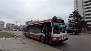 TTC 7 Bathurst Bus Ride #8210 from Steeles West to Bathurst Stn (January 27th, 2024)