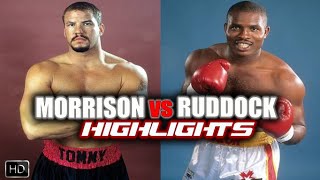 Tommy Morrison vs. Razor Ruddock - Full Fight - Highlights, HD