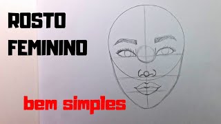 COMO DESENHAR ROSTO FEMININO