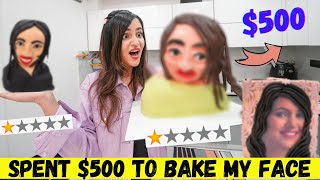 I Paid $500 to bake my FACE😲 *SO FUNNY*