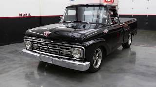 64 Ford F-100 SWB Black  64-4437P  Street dreams