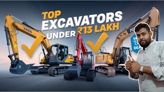 Under ₹13 Lakh: Tata 210 vs. PC 210 vs. SANY 210 Review \u0026 Best Deals! #excavator  #automobile #jcb