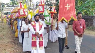 kodunga st sebastians church   തിരുനാള്‍ പ്രദക്ഷിണം