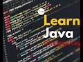 learn java tutorial hello world
