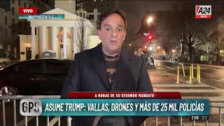 🔴CON MILEI EN PRIMERA FILA, TRUMP ASUME LA PRESIDENCIA DE EE.UU.