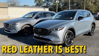 Carbon Edition Interior | CX-5 & CX-9 Red Leather is Wonderful!