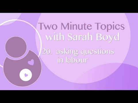 20 - Asking Questions in Labour 20 - Asking Questions in Labour
