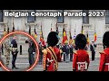 (CEREMONY) Belgian Cenotaph Parade London 2023