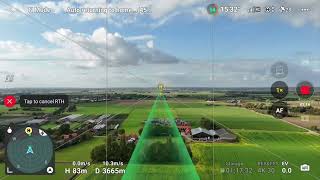 DJI Mini 4 Pro EU / CE practical range test in windy conditions