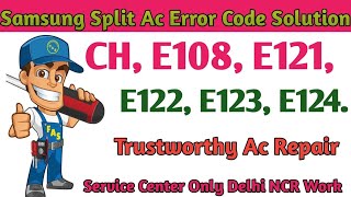 Samsung Split AC Error Codes Solution || Error Code Problem Solve In This Video ||