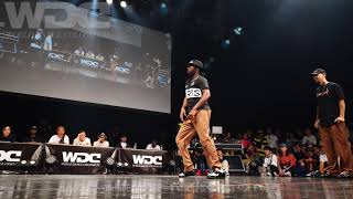 Ness&Poppin C vs BOOGIE NATION(MASAO&RYUZY) BEST4 POPPIN' WDC 2019 World Dance Colosseum #WDC