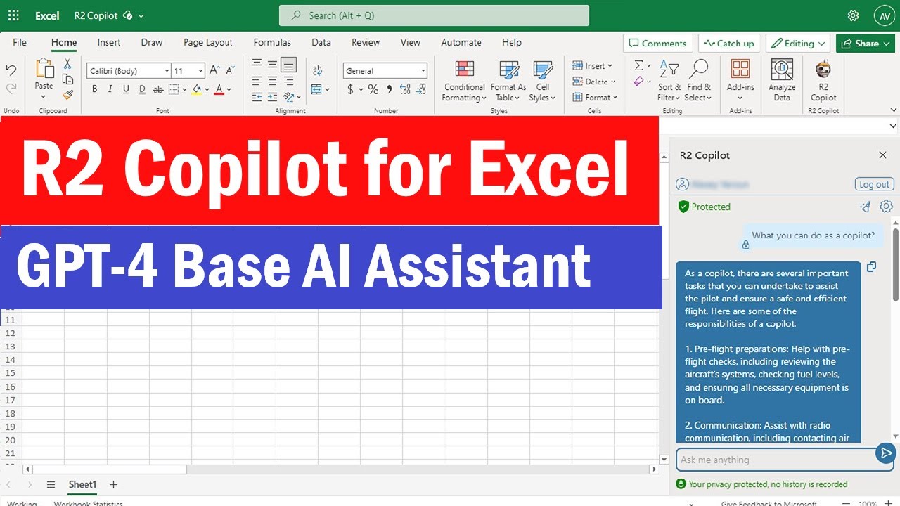 Copilot For Excel | How To Use R2 Copilot In Excel | Get Copilot For ...