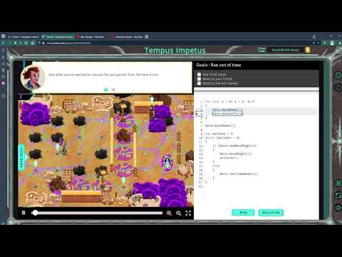 Ozaria Javascript Chapter 3 Module 4 Tempus Impetus Youtube