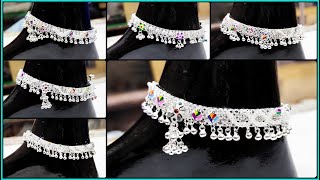 Lastest Silver Anklets Design With Price | Fancy Chandi Payal Design Weight and Price 2025