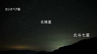 北天日周運動　＃星空動画