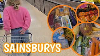 SAINSBURYS GROCERY HAUL | FAMILY BUDGET