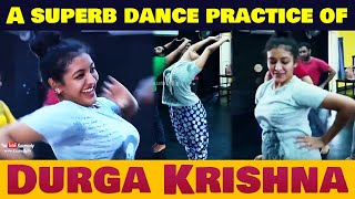 A superb dance practice of Actress Durga Krishna | Day with a star