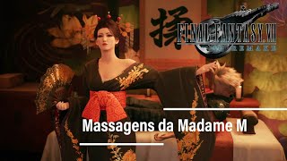 Todas as Massagens da Madame M Final Fantasy VII Remake Filme PS4 Pro Legendado Pt/Br