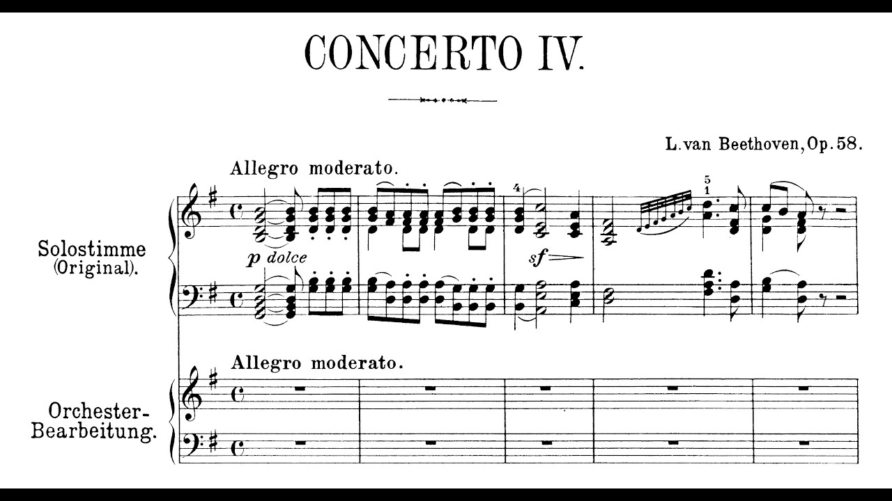 Beethoven: Piano Concerto No.4 In G, Op.58 (Lewis) - YouTube