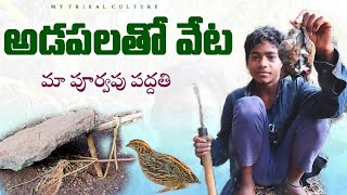 అడపలతో పక్షుల వేట - tribal hunting | hunting food | my tribal culture