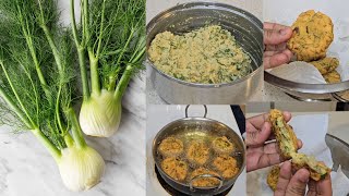 Fennel Leaf Vada | Fennel Leaf Fritters | Very Tasty Snack Recipe