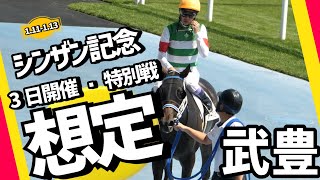 【武豊】週末特別戦想定 1.11~1.13 3日中京で騎乗 シンザン記念はタイセイカレント