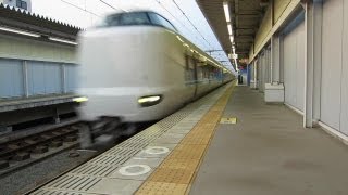 287系9(6+3)両編成特急くろしお号白浜行き通過@南田辺駅