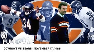 '85 Bears Dominate Cowboys | Bears vs. Cowboys (Week 11, 1985) | NFL Full Game