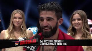 GLORY 73: Marat Grigorian post-fight interview