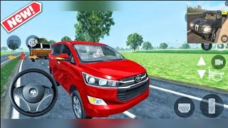 NEW BRAND TOYOTA INNOVA RED CAR | BEST GADI WALA GAME | INDIAN CARS SIMULATOR | ANDROID GAME'S &