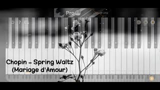 Chopin - Spring Waltz (Mariage d'Amour) [Please Read Description]