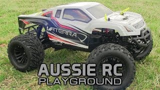 Vaterra Halix 1/10 Scale 4WD Monster Truck First run on 3S