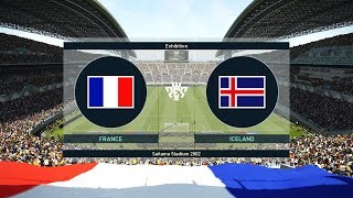 FRANCE vs ICELAND - Full Match & Amazing Goals - PES 2019 Gameplay PC