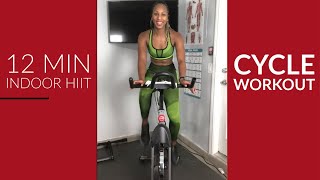 12 Min Indoor HIIT Cycle Workout