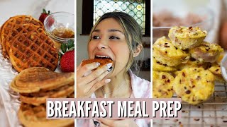 KETO BREAKFAST MEAL PREP! Keto Egg Bites & Keto Waffles! TWO EASY BREAKFAST MEALS ONLY 2 NET CARBS!