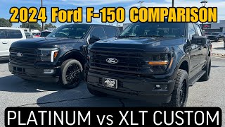 2024 Ford F150 Platinum vs F150 XLT CUSTOM-Which is the BEST Buy??