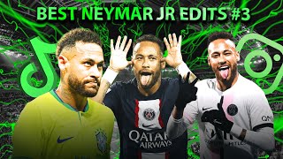 BEST Neymar Jr Edit Compilation | TikTok Football Reels | BEST SKILLS & MOMENTS | #3 🇧🇷
