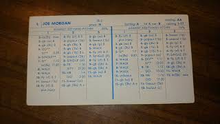 Strat-O-Matic Baseball EXCEL 1971-74 = Game 554 Rockies at Astros