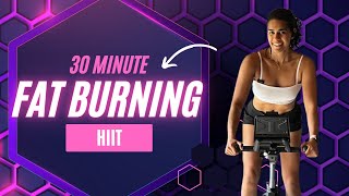 30 Minute FAT BURNING HIIT Spin Class | Indoor Cycling