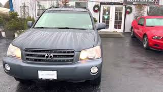 2002 Toyota Highlander Limited Sport Utility 4D 4WD