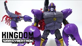 【トランスフォーマー キングダム】ビーストウォーズのスコルポス WFC-K23 スコルポノック  ヲタファの変形レビュー / KINGDOM Predacon Scorponok