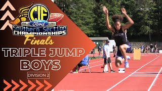 2024 TF - CIF-ss Finals (D2) - Boys Triple Jump